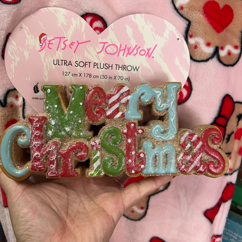 Merry Christmas Cookie sign